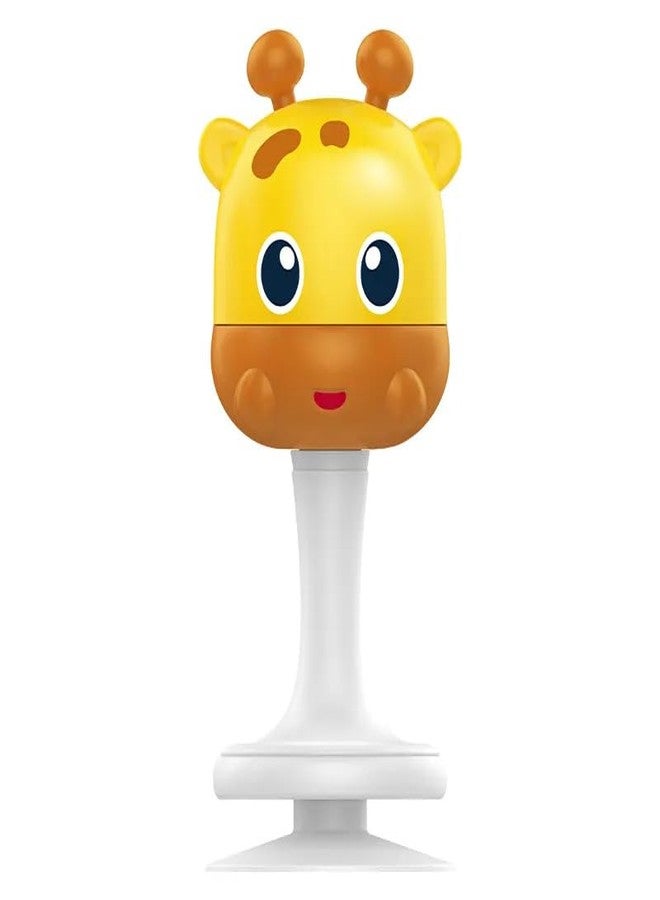 Rabbonix Baby Animal Themed Rattle & Teether Toy Aged 0+ Months | Pack of 01 | Giraffe Shape - Image 1