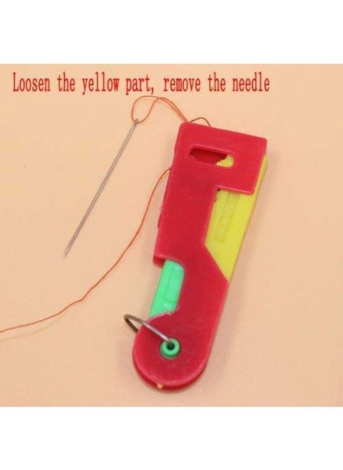 Piqray Automatic Plastic Needle Threader Thread Guide Needle Device 1 Multicolor