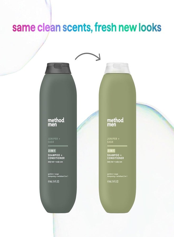 Method Men 2-in-1 Shampoo + Conditioner, Juniper + Sage, 14 Ounces (Pack of 3) - Image 5