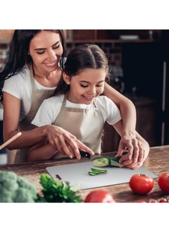 304 Stainless Steel Cutting Board, Titanium Kitchen Chopping Board, Double-Sided Non-Slip Cutting Board for Meat, Cheese, Fruit, Vegetables, Dishwasher Safe(Size: 39 X 28 CM) - pzsku/ZFC3C89308012AC3F63C7Z/45/_/1726908488/4c44edd5-598e-4f6f-adeb-6471c9d27525