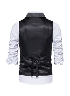 KUYING New Retro Lapel Suit Vest  - Image 2