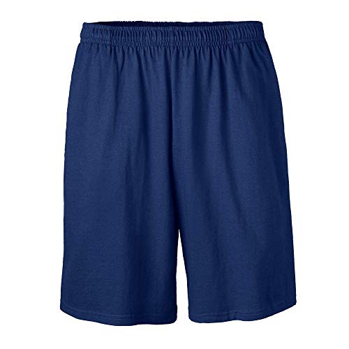 Soffe Mens Classic Cotton Pocket Short Navy Large - Image 1