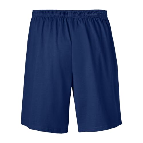 Soffe Mens Classic Cotton Pocket Short Navy Large - Image 2