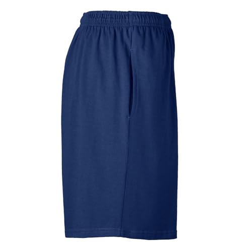 Soffe Mens Classic Cotton Pocket Short Navy Large - Image 3