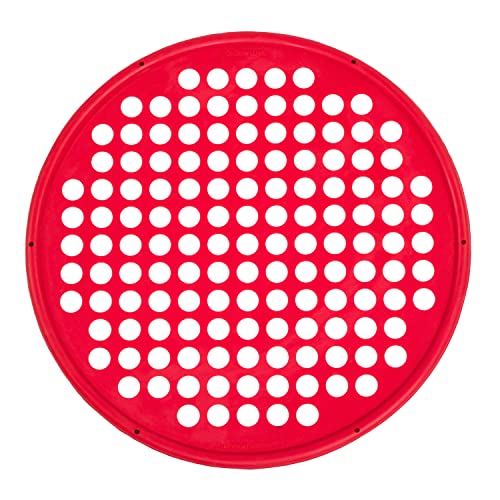 Cando شبكات تمارين اليد من كاندو للعلاج الطبيعي، تقوية القبضة، وتمارين مقاومة اليد، الأصابع، والمعصم، حجم محمول، مسحوق منخفض، 14" قطر، أحمر: خفيف - Image 1