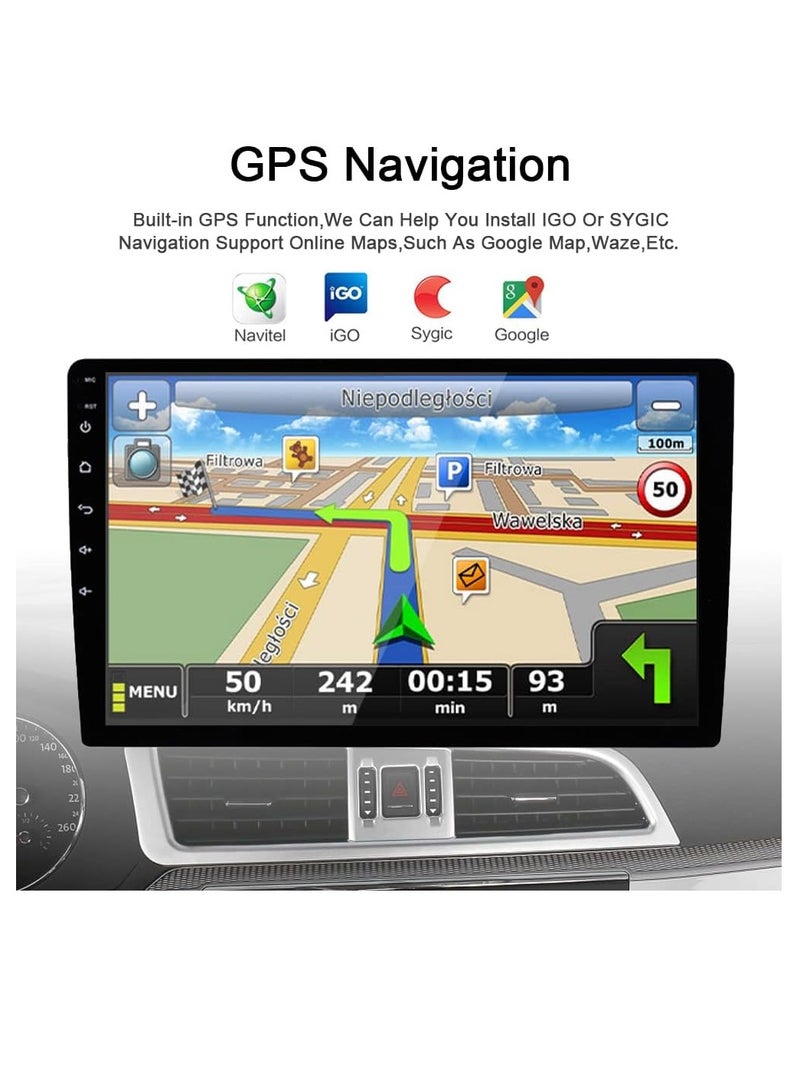 Toyota Sienna Radio Upgrade 2004 2005 2006 2007 2008 2009 2010 Car Stereo, Built-in DSP EQ Wireless Carplay Android Auto GPS Navigation 9" IPS Touchscreen Free Backup Camera (4GB RAM+64GB ROM)