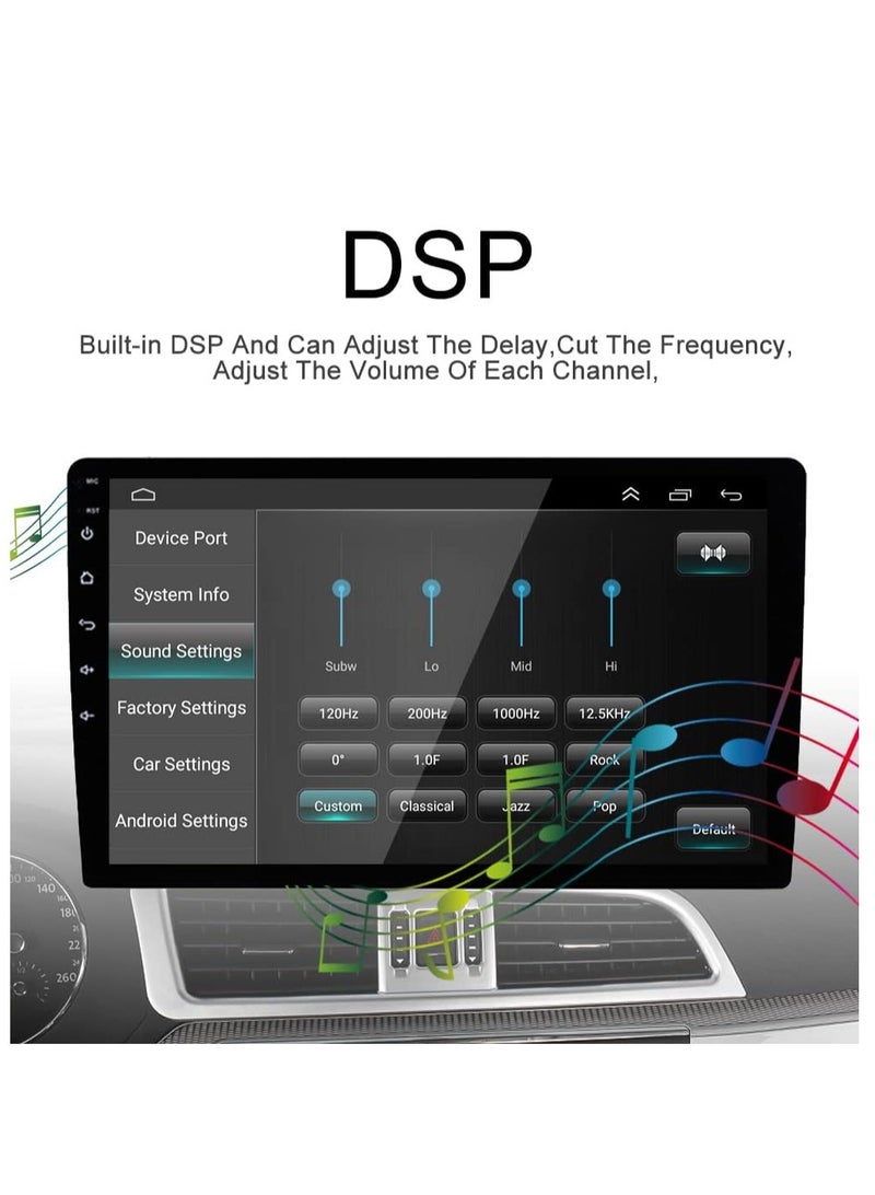 Toyota Sienna Radio Upgrade 2004 2005 2006 2007 2008 2009 2010 Car Stereo, Built-in DSP EQ Wireless Carplay Android Auto GPS Navigation 9" IPS Touchscreen Free Backup Camera (4GB RAM+64GB ROM)