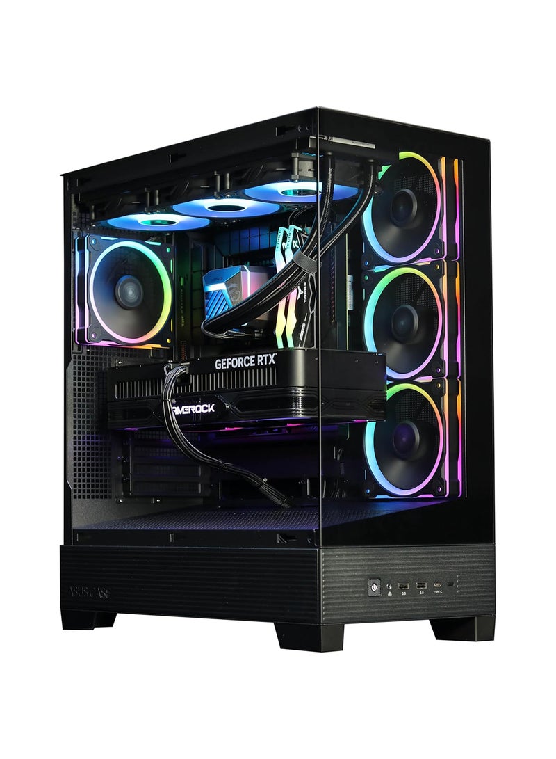 NANOTECH Gaming PC - Intel i5-14400F, Nvidia RTX 5060Ti 16GB, 32GB DDR5 6000MHz, 2TB Nvme M.2 SSD, Windows 11 pro | Wi-Fi - Image 1