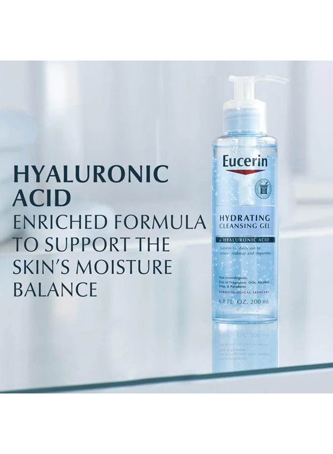 Eucerin Hydrating Cleansing Gel 200ml - Image 3