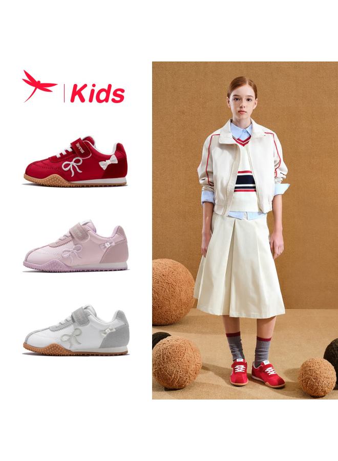 Red Dragonfly Girls' Children's Spring Summer Soft Sole Casual Shoes Sports Sneakers Q53bd050 White Gray Size 28 - Image 2