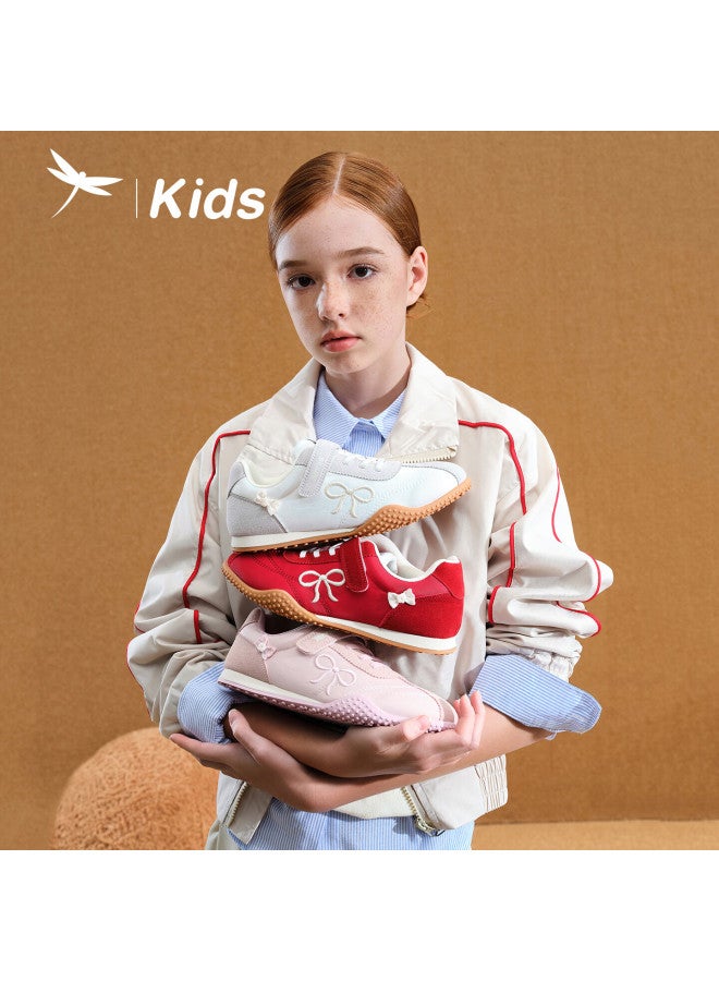 Red Dragonfly Girls' Children's Spring Summer Soft Sole Casual Shoes Sports Sneakers Q53bd050 White Gray Size 28 - Image 3