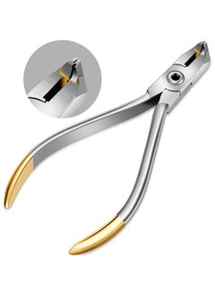 HaLunhi Braces Wire Cutter Hard Pliers Stainless Steel Removal Tooth Pulling Kit Tool for Cutting Titanium Alloy Archwire（Distal End Cutter，1 Pack）  - Image 1