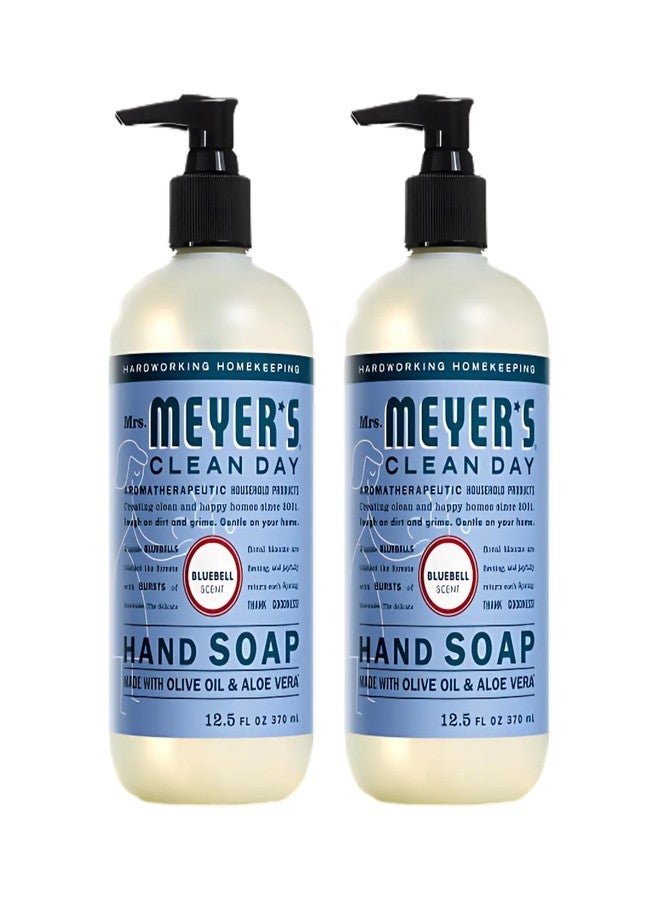 Mrs. MEYER'S CLEAN DAY Bluebell Hand Soap 12.5 Fl Oz (Pack of 2 - Image 1