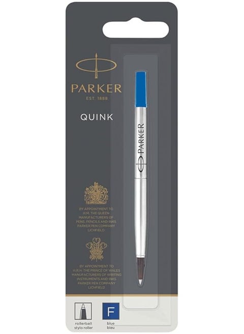 Quink Rollerball Pen Ink Refill Fine Blue