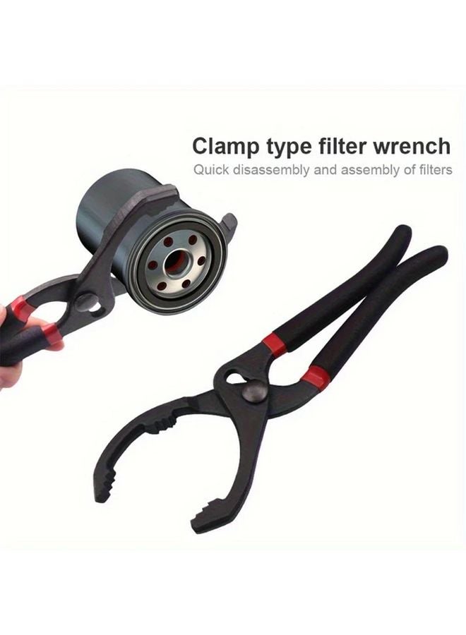 1 قطعة مفتاح مرشح الزيت قابل للتعديل بمقاس 10 بوصة لأعمال السيارات - Image 2