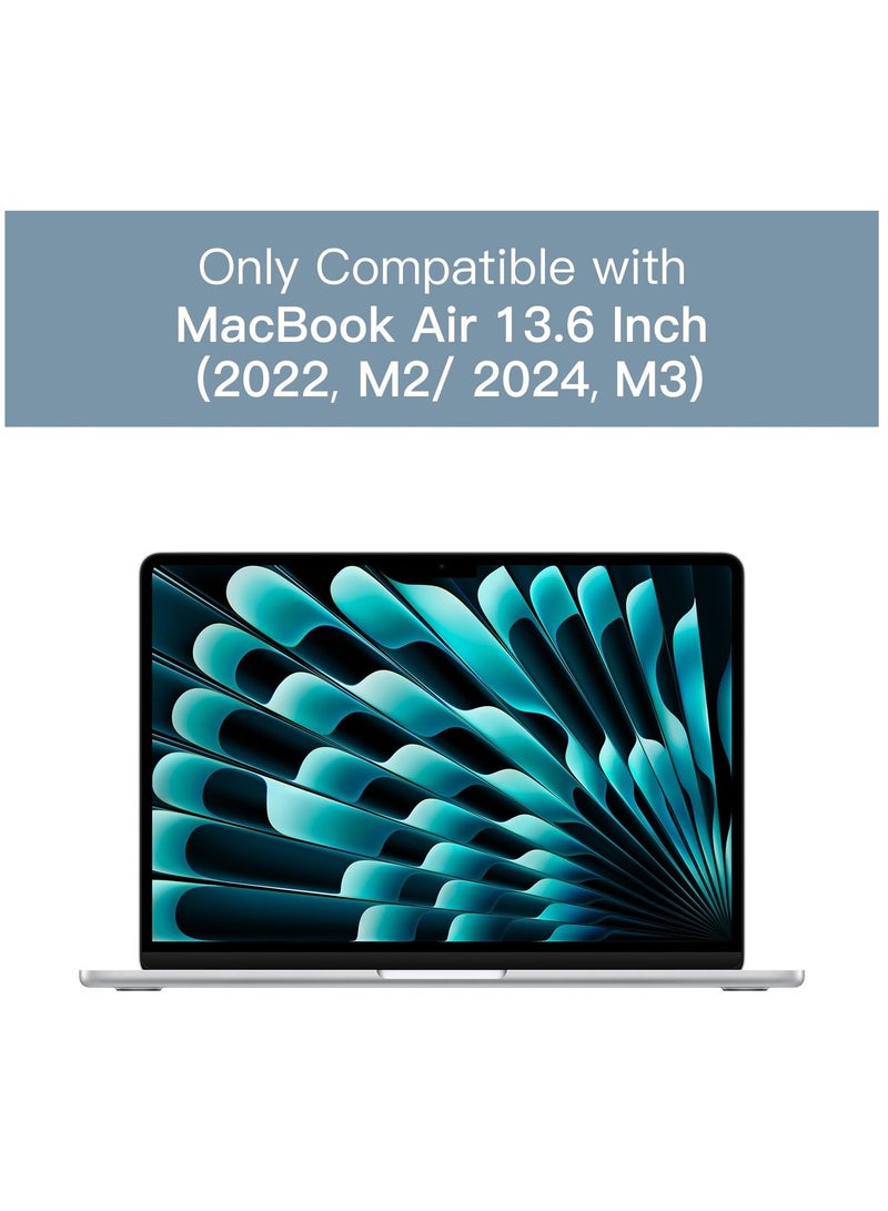2-Pack Screen Protector For MacBook Air 13.6 Inch (2024/2022 M3 A3113 M2 A2681) Soft Anti-scratch Clear Protective Film - Image 4