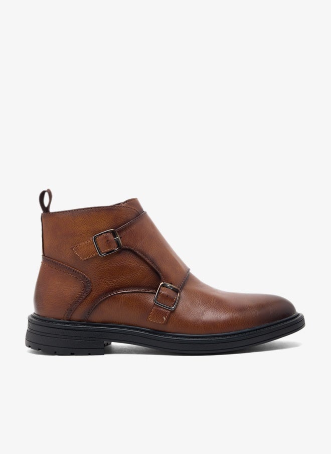 Robert Wood Monk Strap Boots for Men - Image 1
