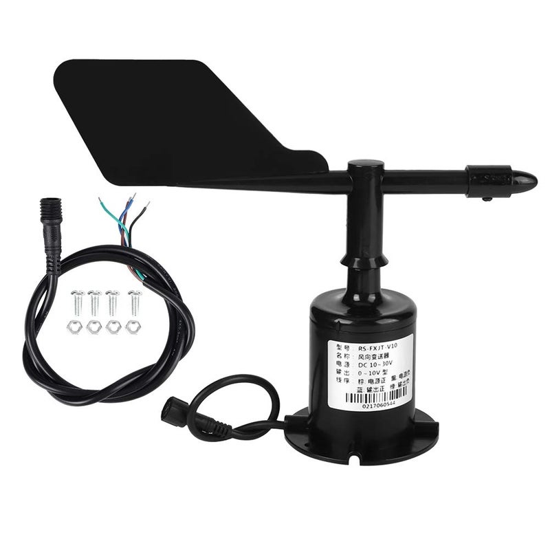 8 Direction Wind Speed Sensor Anemometer with 0 10V Signal Output Polycarbonate Outdoor Use - Image 2