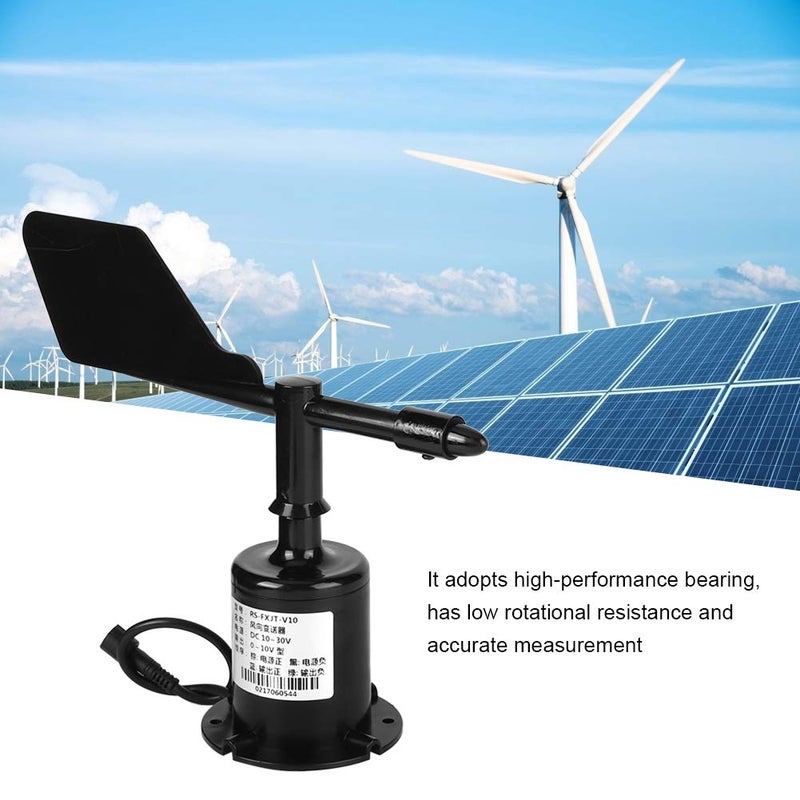 8 Direction Wind Speed Sensor Anemometer with 0 10V Signal Output Polycarbonate Outdoor Use - Image 5