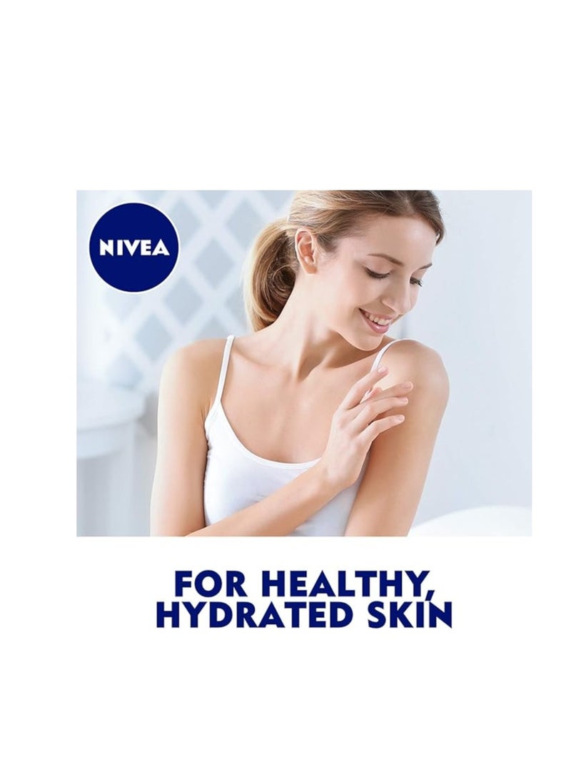 NIVEA Body Cream Nourishing Dry Skin, Cocoa Butter Vitamin E, Jar 200ml