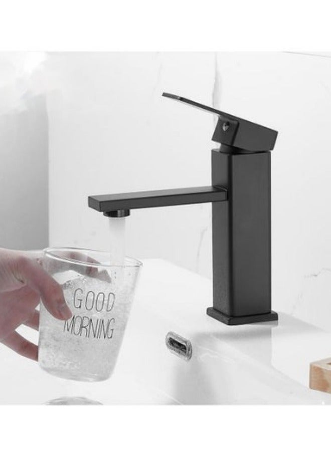 MIXDE Stainless Steel Faucet, Black, Bathroom - Image 3