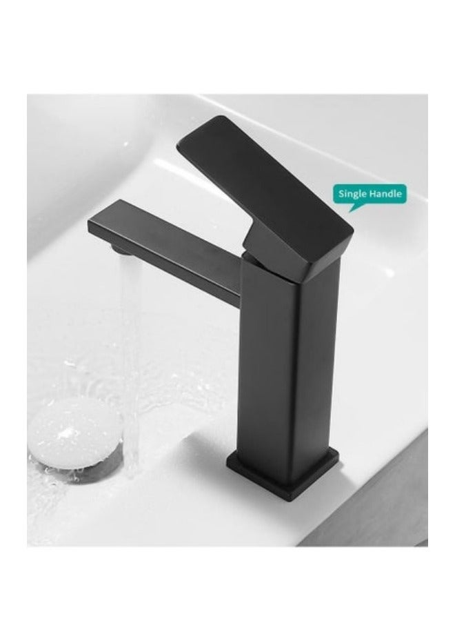 MIXDE Stainless Steel Faucet, Black, Bathroom - Image 4
