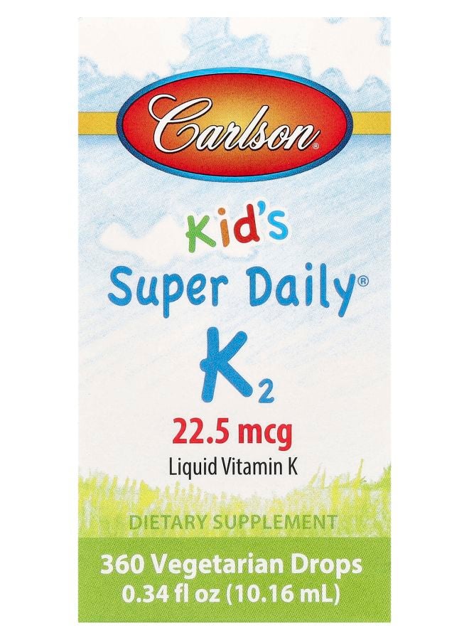 فيتامين كيدز سوبر ديلي® K2 22.5 ميكروغرام 0.34 أونصة سائلة (10.16 مل)