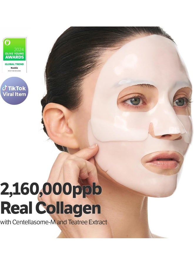 SUNGBOON EDITOR Deep Collagen Cica Teatree Soothing Mask 37g*4ea - Image 3