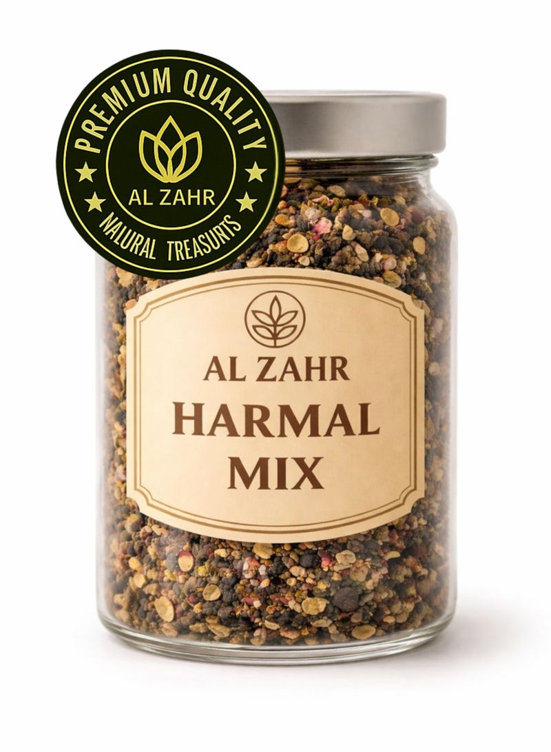 زهر بخور عشبة الحرمل المخلوط – الحرمل / الإسفند / بخور الحرمل – مزيج بخور عطري طبيعي لتعطير المنزل وحرق البخور. - Image 3