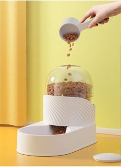 MissTiara 2 Piece Large Capacity Gravity Pet Bowl Automatic Pet Feeder and Water Dispenser Set  - Image 4