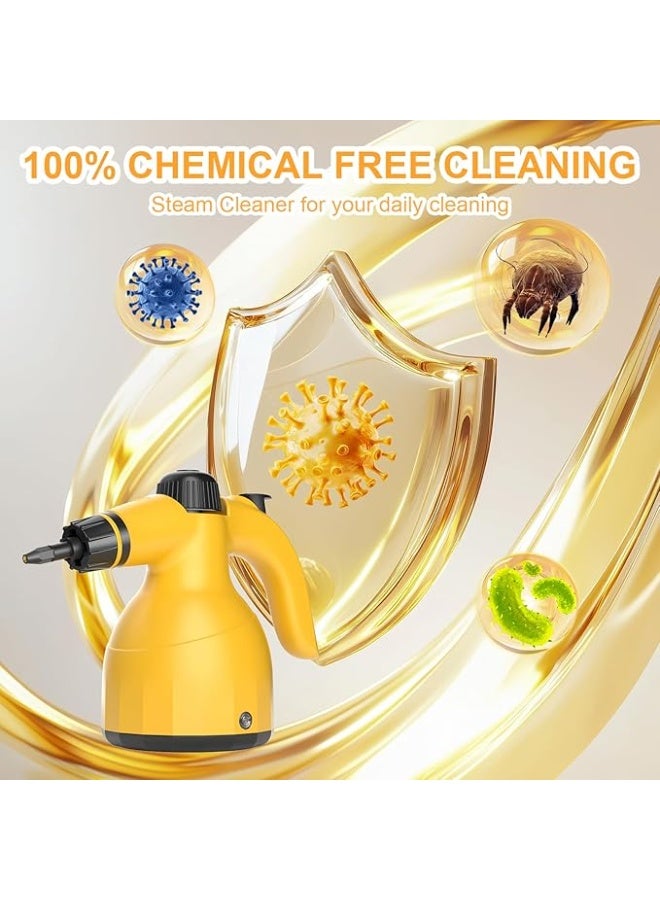 1000W steam cleaner for stain removal with a set of accessories for cleaning the kitchen, bathroom, and car windows. - Image 5