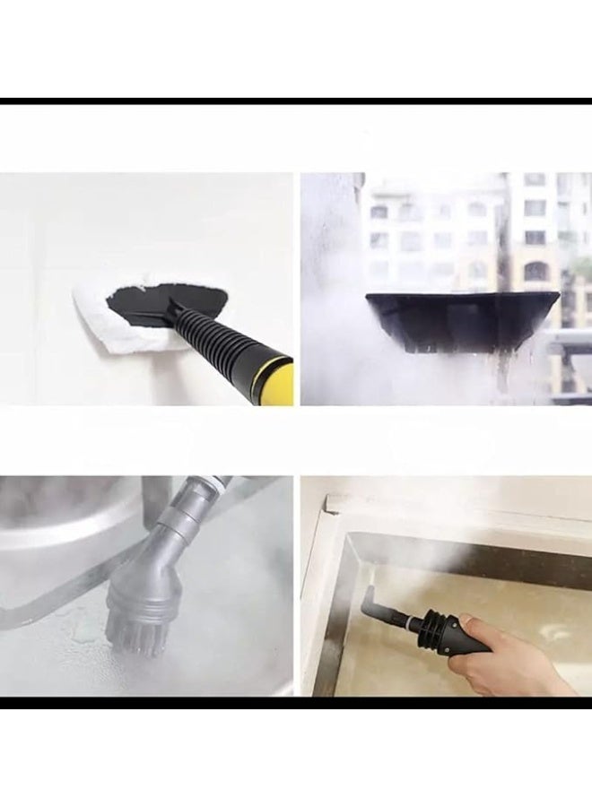 1000W steam cleaner for stain removal with a set of accessories for cleaning the kitchen, bathroom, and car windows. - Image 2