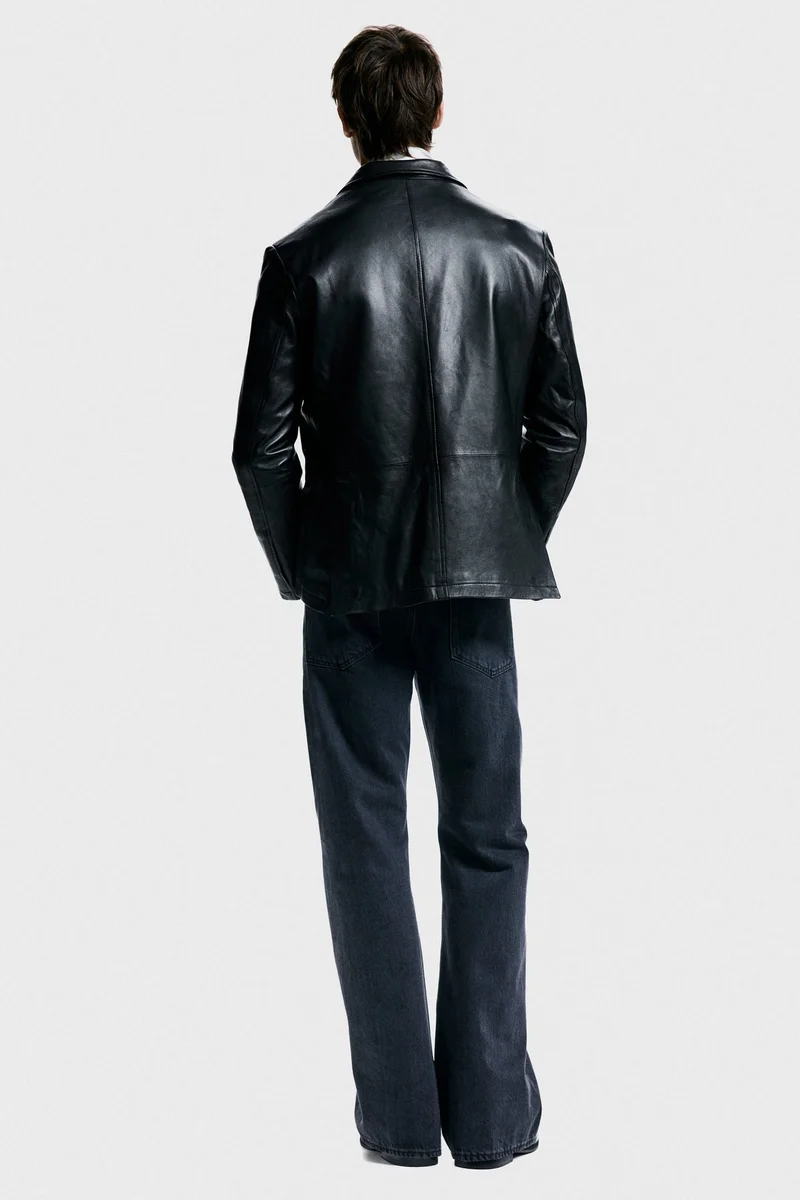 H&M Regular Fit Leather jacket