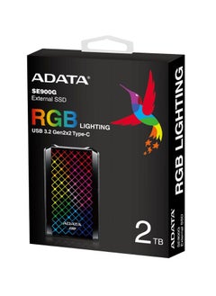 ADATA SE900G RGB 2TB External SSD | Compatible with PS5 XBOX Portable Solid State Drive for Superfast Gaming USB 3.2 Gen2x2 Type-C  - Image 4