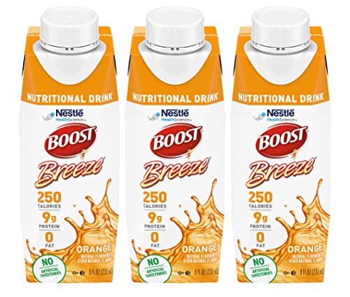 Boost Breeze Nutritional Drink (8 Fl Oz (Pack of 3), Orange) - Image 1