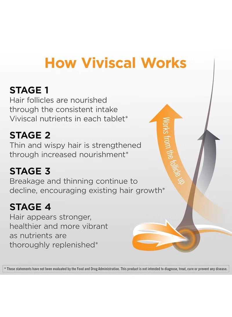 Viviscal Men's Hair Growth Supplements 180 Tablets - 3 Month Supply - Image 5