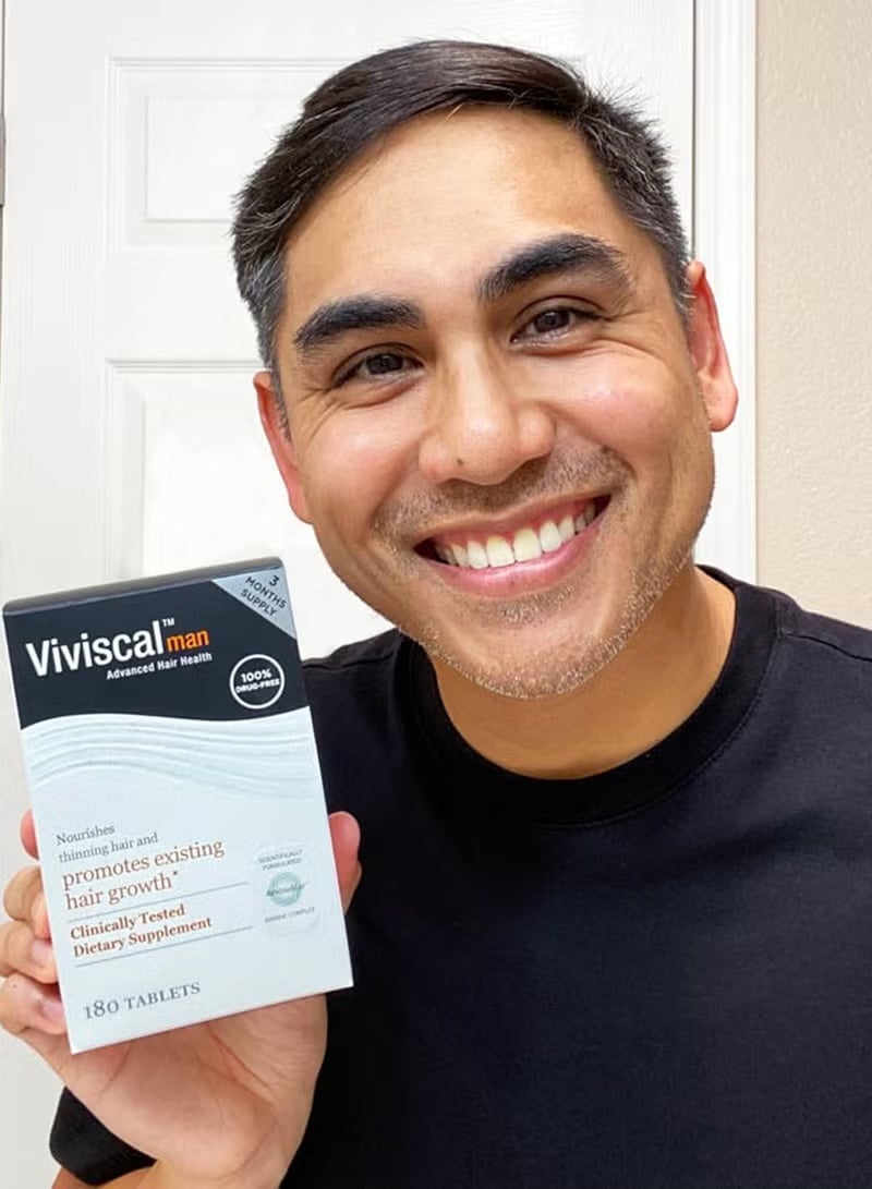 Viviscal Men's Hair Growth Supplements 180 Tablets - 3 Month Supply - Image 2