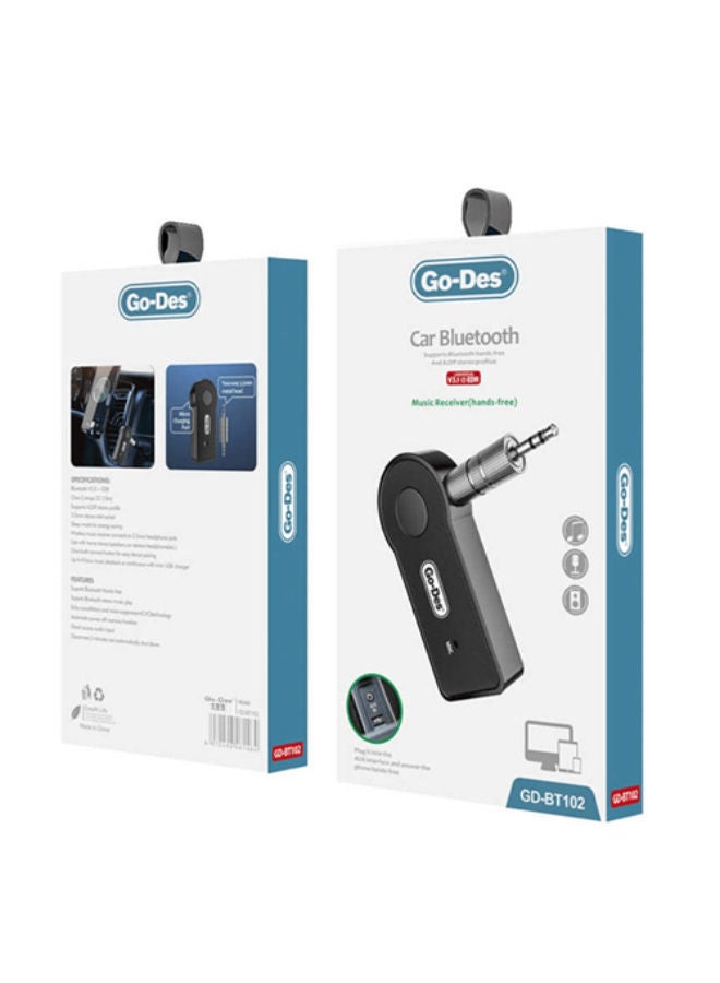GO-DES جهاز استقبال الموسيقى بلوتوث للسيارة (يدوي) GD-BT102 - Image 3