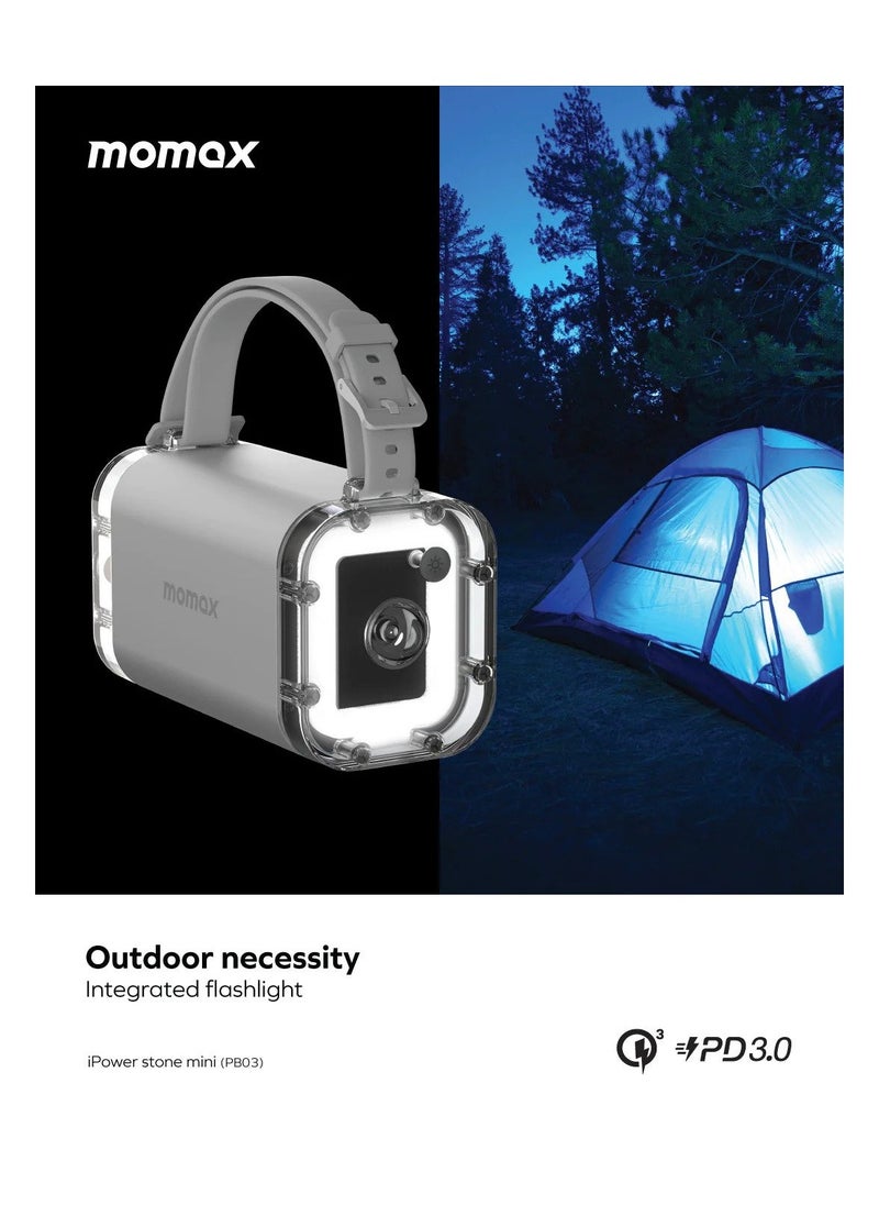 Momax - 40000mah 100W PD 3.0 Ultra Fast Charging IP67 Mini Portable Power Bank with FlashLight - Image 1