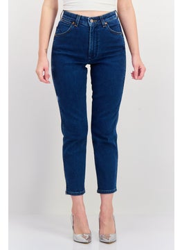 Wrangler Women Regular Fit Washed Denim Jeans, Blue  - Image 1