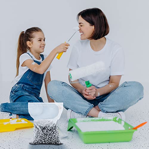 Timtin 700 G/ 1.54 Lb Blend Decorative Color Chips Concrete Floor Coatings Paint Flakes for Garage Floor Paint Interior Exterior Walls(Black, White, Gray) - Image 5