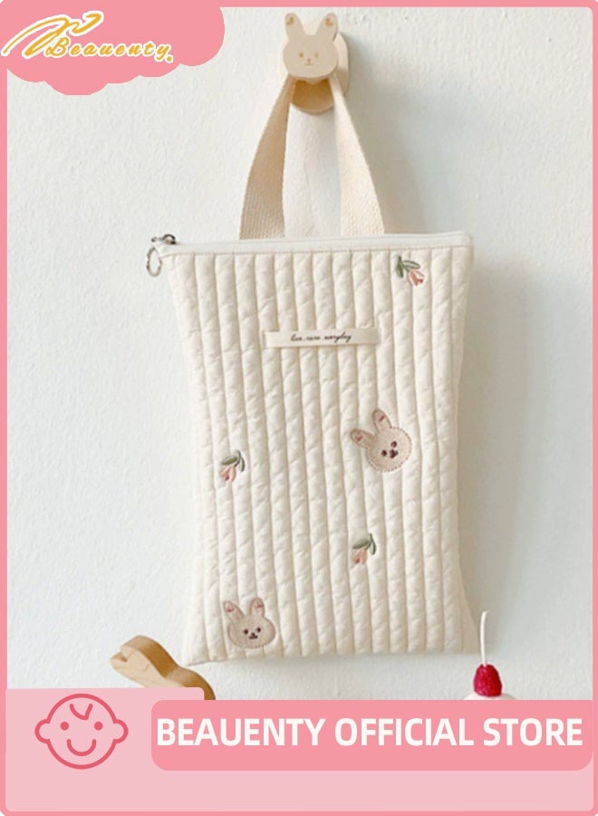 بيوينتي عصرية لطيف مخطط حقيبة السفر، خفيفة الوزن قابلة للطي أمي حقيبة اليد - Image 1