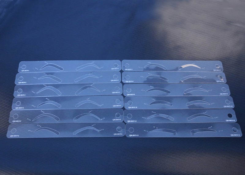 سوساب طقم مكوّن من 12 قالباً لرسم الجواجب - Image 3