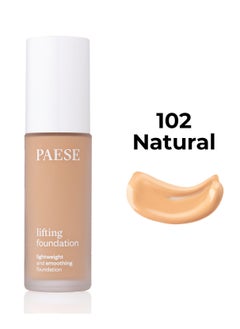 Paese Liquid Lifting Smoothing Foundation, Gently Mattifies 102 Natural  - Image 1