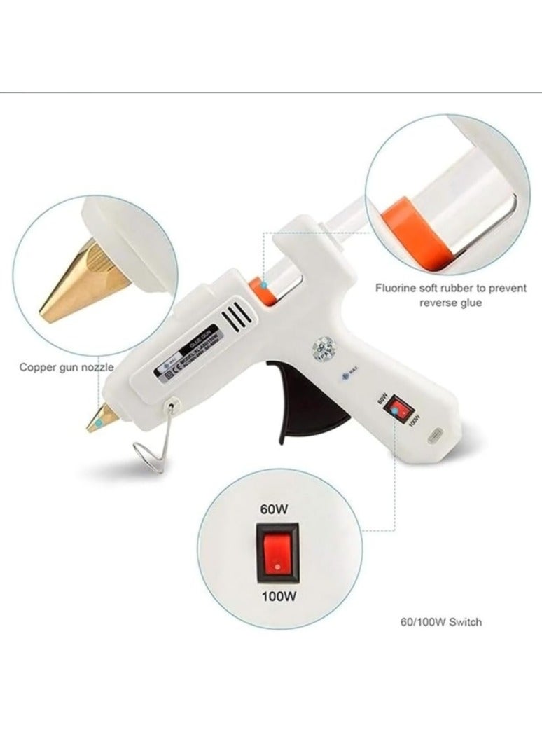 هايماكس مسدس غراء مزود بتسخين سريع وتحكم بالزناد وفوهة معزولة - مثالي للحرف اليدوية ومشاريع "اصنعها بنفسك" والاستخدام متعدد المواد - Image 2