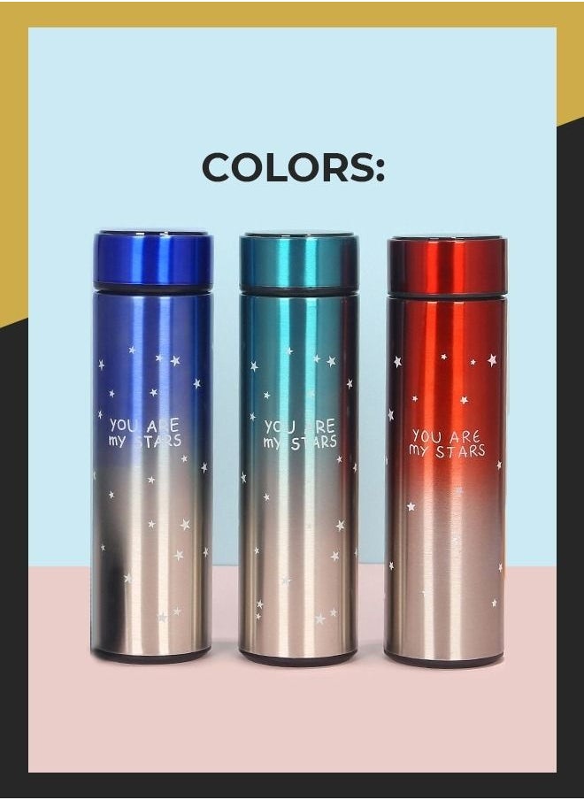 Generic - LED Temperature Display Sports Water Bottle Insulated Portable Travel Mug with Smart Touch Screen Cup Vacuum - Image 1
