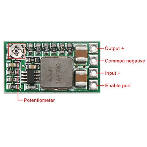 DROK 5v Regulator, 5pcs Mini Voltage Reducer DC 4.5-24V 12V 24V Step Down to 5V Buck Converter Board 3A Volt Step-Down Transformer Power Supply Module - Image 2