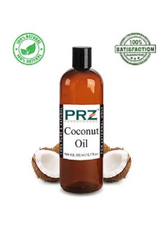 PRZ Combo of Extra Virgin Olive Oil & Coconut Oil 100% Pure Cold Pressed Oil for Hair Skin and Body Massage (200ML Each)  - Image 4