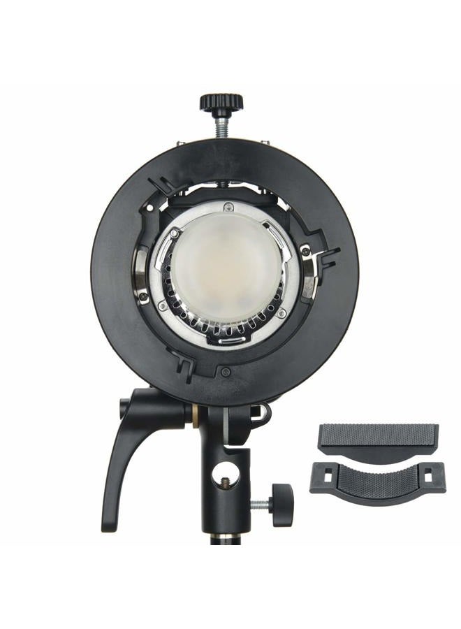 Godox S2 Flash S-Type Bracket with Bowens Mount for Godox V1 AD200Pro etc Round Head Flash Series and AD400Pro AD200 V860II TT685 TT600 TT350 Series Speedlite,Direction-Adjustable Handle - Image 3