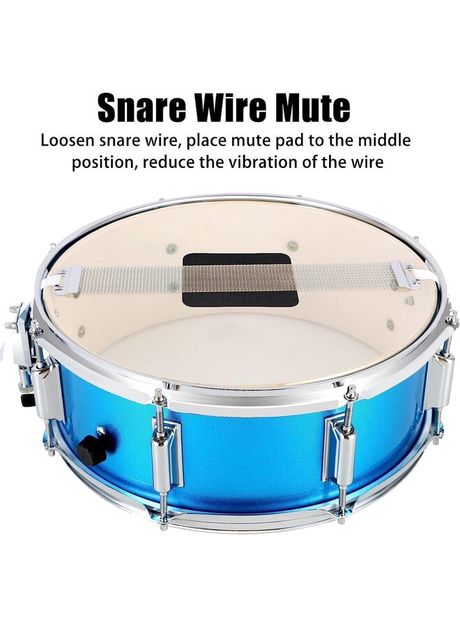 Drum Mute Pads Set 10 Pieces With Cymbal Pad + Hi hats Set Pad, Foam Drum Silencer Pads, Fit 10in 12in 13in 16in 22in (Drum Mute Pad Pack) - Image 3